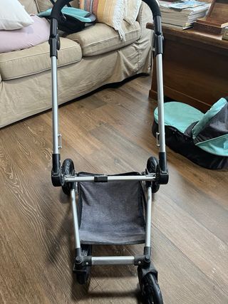 Carrito bebé 3 posiciones plegable