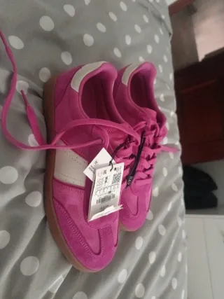 Zapatos Zara Rosa Nuevos