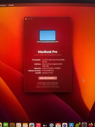 Portátil MacBook Pro 13”