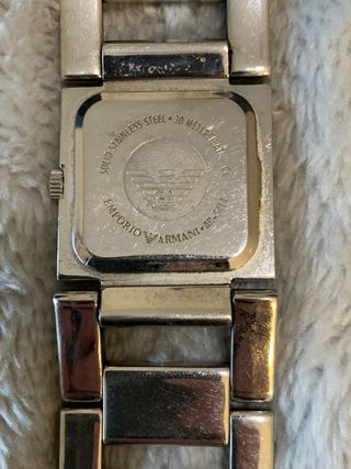 Reloj Emporio Armani Negro/Plata