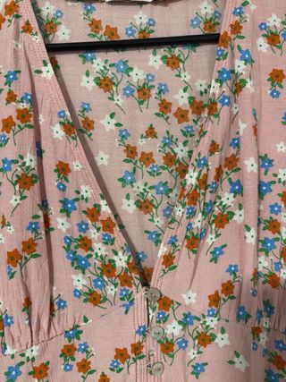 Vestido estampado flores Stradivarius