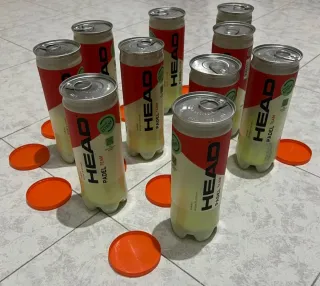 10 tubi HEAD Padel Team palle tennis