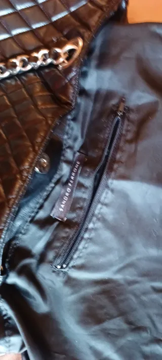 Borsa Sandro Ferrone trapuntata con catena