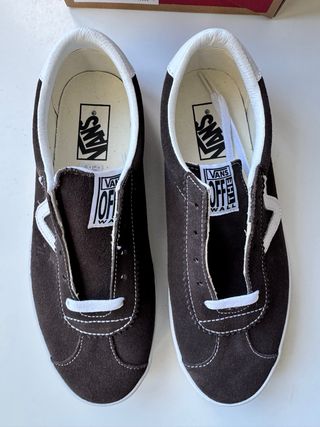 Vans Sport Low Marrón y Blanco