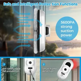 Robot limpiacristales automático