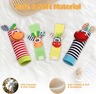 Sonajeros y Muñequeras para Bebé