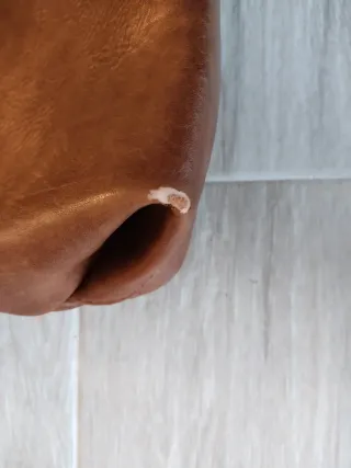 Bolso bandolera mujer piel marrón