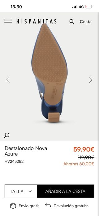 Hispanitas (sin estrenar) Zapatos Destalonado