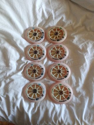 Ruedas Voodoo 110mm velocidad rodamieto de titanio