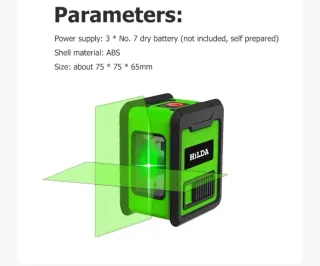 Nivel láser 2 líneas cruzadas auto-nivelante