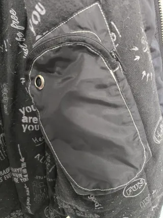 Chaqueta Desigual Negra Hombre