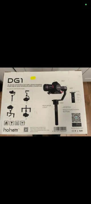 Stabilizzatore Hohem DG1 3 Assi per DSLR/Mirrorless