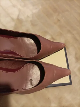 Zapatos tacón rosa palo