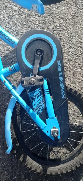 Bicicleta Infantil Prometheus 14" Azul/Rosa