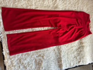 Pantalón de vestir rojo