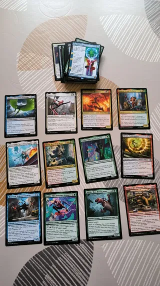 Comandantes + lote 40 cartas Spiderman