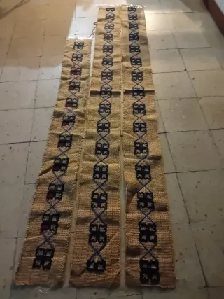 3 Quadros Decorativos em Juta