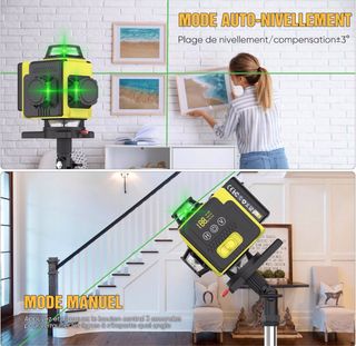 Nivel Láser Autonivelante (Con Trípode)