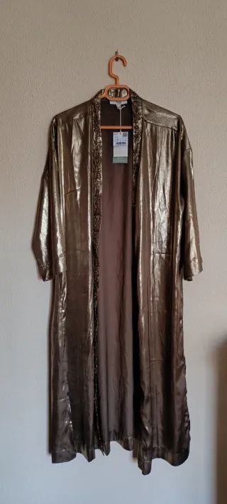 Kimono Hoss Intropia Dorado Talla Única