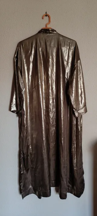 Kimono Hoss Intropia Dorado Talla Única