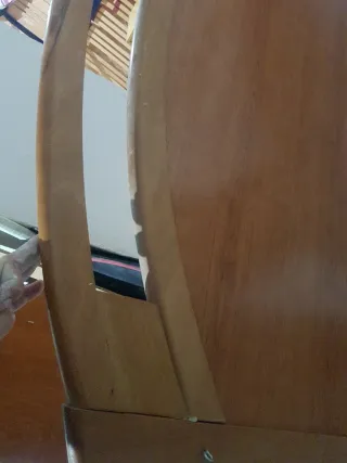 Cabezal de cama de madera