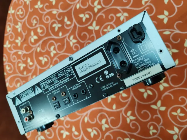 Reproductor CD Denon MP3 WMA Plata