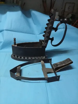 Plancha antigua de carbón