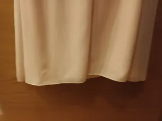 Vestido largo ceremonia rosa palo