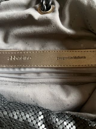 Bolso de fiesta negro con flecos