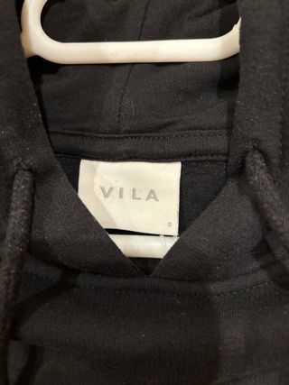 Vestido negro con capucha talla única