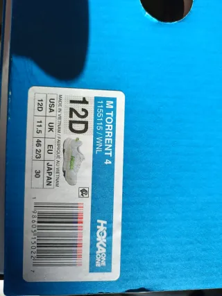 Hoka Scarpe Running Torrent 4 Taglia 46 2/3