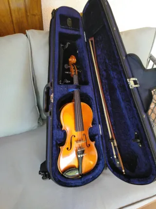 Violín 1/8 con arco, funda y almohadilla