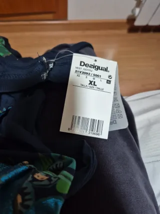 Vestido Desigual floral azul