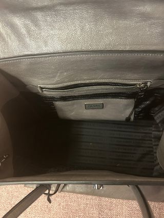 Bolso Prada Gris Piel