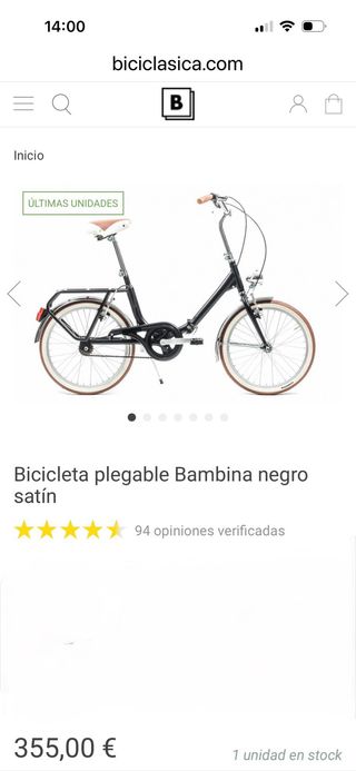 Bicicleta Capri Valentina Aquamarina Nueva sin uso