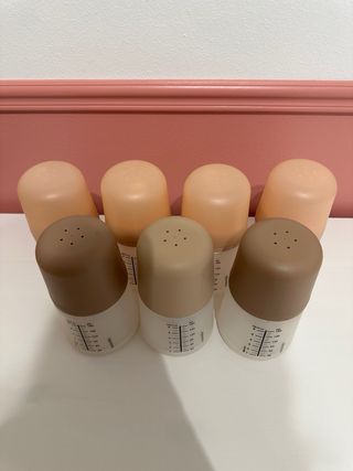 7 Biberones Suavinex Zero-Zero 180ml.