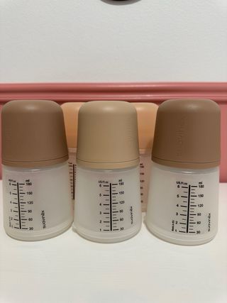 7 Biberones Suavinex Zero-Zero 180ml.