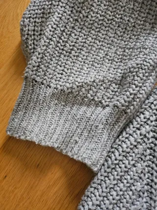 Chaqueta gris de punto - talla M