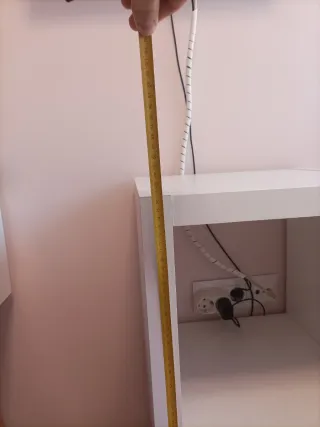 Mueble infantil Ikea blanco y rosa