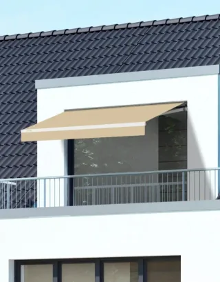 Toldo brazos extensibles beige