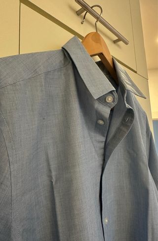 Camicia H&M Azzurra Uomo Taglia L