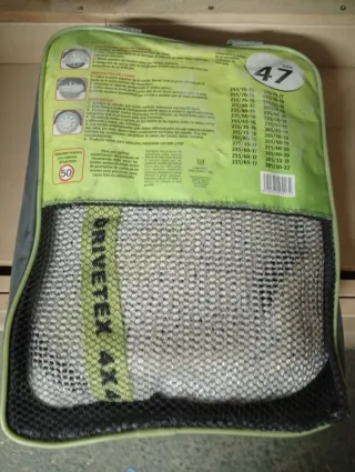 Cadenas textiles talla 47