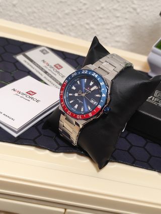 Reloj Naviforce Hombre Azul y Plateado