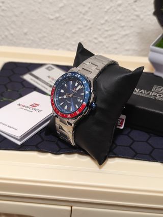 Reloj Naviforce Hombre Azul y Plateado