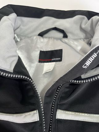 Chaqueta de esquí Descente Negra y Blanca