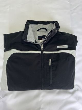 Chaqueta de esquí Descente Negra y Blanca