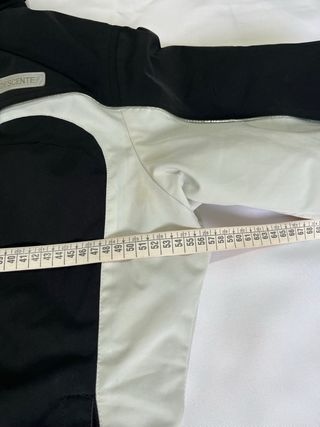 Chaqueta de esquí Descente Negra y Blanca