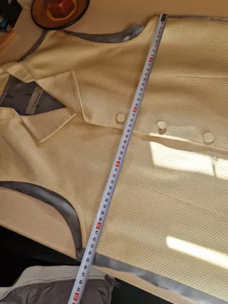 Chaleco de vestir Florentino beige/dorado