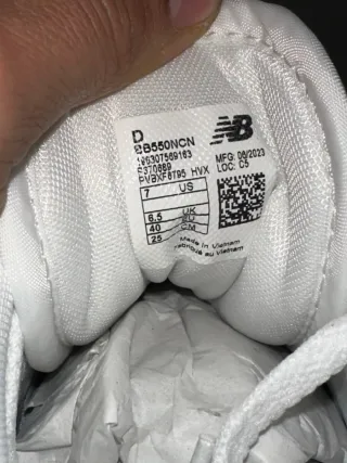 New Balance 550 Bianco Blu Rosso