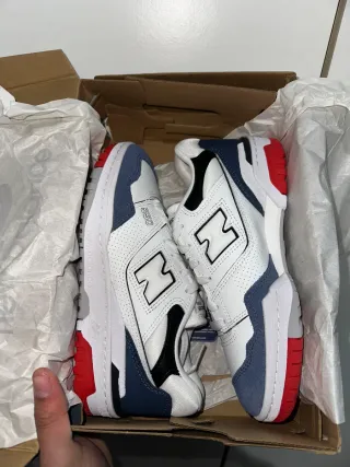 New Balance 550 Bianco Blu Rosso
